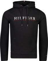 Tommy Hilfiger Hoodies Zwart Normaal - Maat S - Heren - Lente/Zomer Collectie - Katoen;Polyester