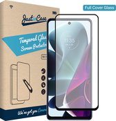 Motorola Moto G200 5G screenprotector - Full Cover - Gehard glas - Transparant - Just in Case
