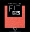 Maybelline New York - Fit Me Blush - 50 Wine - Rood - Natuurlijk Ogende Rouge - 4,5 gr.