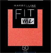 Maybelline New York - Fit Me Blush - 50 Wine - Rood - Natuurlijk Ogende Rouge - 4,5 gr.