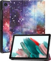 Hoes Geschikt voor Samsung Galaxy Tab A8 Hoes Tri-fold Tablet Hoesje Case - Hoesje Geschikt voor Samsung Tab A8 Hoesje Hardcover Bookcase - Galaxy