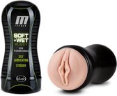 M for Men - Soft and Wet Masturbator Self Lubricating - Ribbels - Dildo - Vibrator - Penis - Penispomp - Extender - Buttplug - Sexy - Tril ei - Erotische - Man - Vrouw - Penis - He