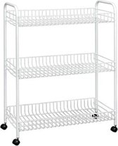 Metaltex Opbergtrolley Grande 84 X 64 Cm Staal