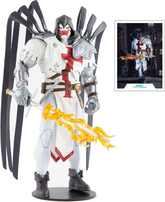 Foto: Dc multiverse action figure azrael suit of sorrows gold label 18 cm