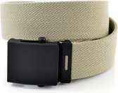 XXL Belts Herenriem Elastisch 2096 - Beige - 155 cm