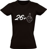 27 jaar Dames t-shirt | verjaardag | feest | cadeau | Zwart