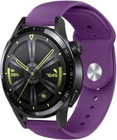 Strap-it Sport bandje geschikt voor Huawei Watch GT / GT 2 / GT 3 / GT 3 Pro 46mm / GT 4 46mm / GT 2 Pro / GT Runner / Watch 3 - Pro / Watch 4 (Pro) / Watch Ultimate - paars