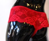 MARC & ANDRE luxe string kant 'Flirt' rood - 40