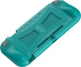 Grip TPU Bescherm Hoes Skin geschikt voor Nintendo Switch Lite - Turquoise