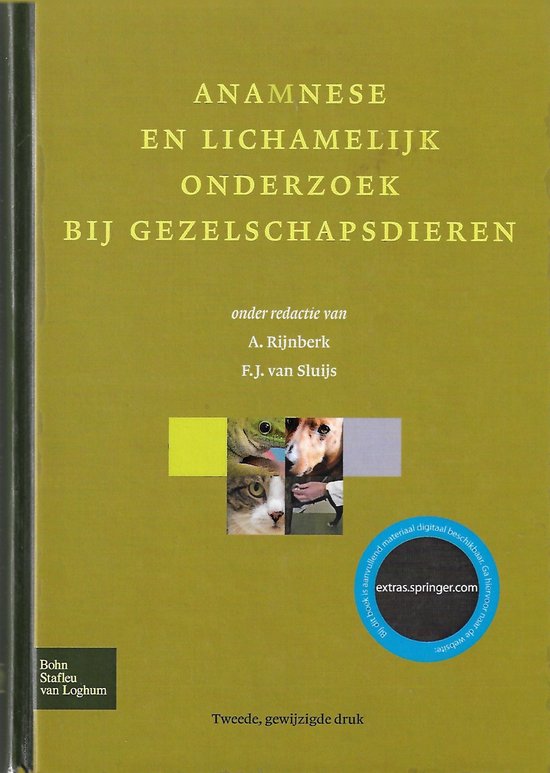 Anamnese lichamelijk onderzoek gezelschapsdieren - cover