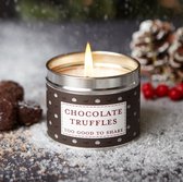 Chocolate Truffles Candle in Tin