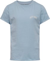 Only t-shirt meisjes - blauw - KOGlacie - maat 146/152