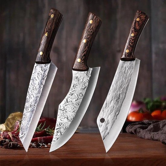 Ensemble de couteaux professionnels 3 pièces - Couteaux de chef de chef  japonais 