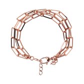 Bronzallure armband rose goud