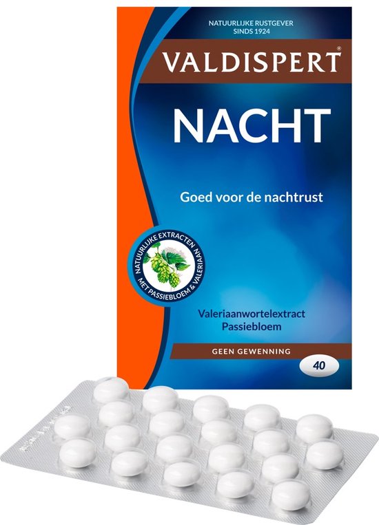 Valdispert Nacht - Natuurlijke rustgever- 40 tabletten