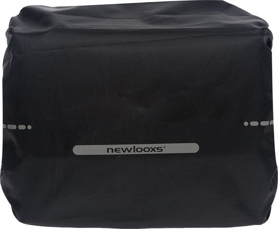 New Looxs Regenhoes voor Enkele Fietstassen - Zwart van New Looxs — afbeelding 2