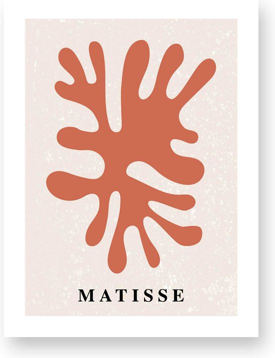 Poster Matisse - Mat velvet papier - Oranje - 30x40 cm