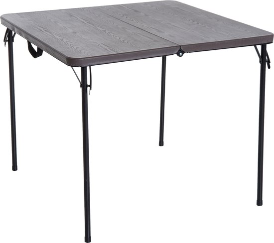 Outsunny Table Pliante Valise Portable pour Camping Piques-Niques