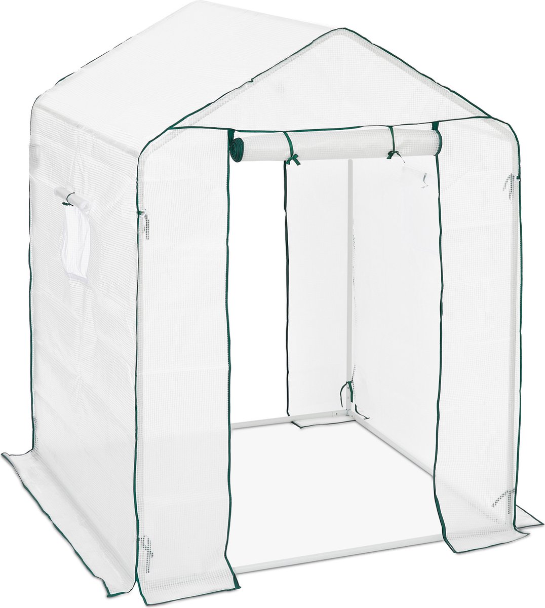 Relaxdays Kweekkas PVC - 2 Deuren - Foliekas - 90 X 180 X 90 Cm   Plantenkas   Transparant 651860422