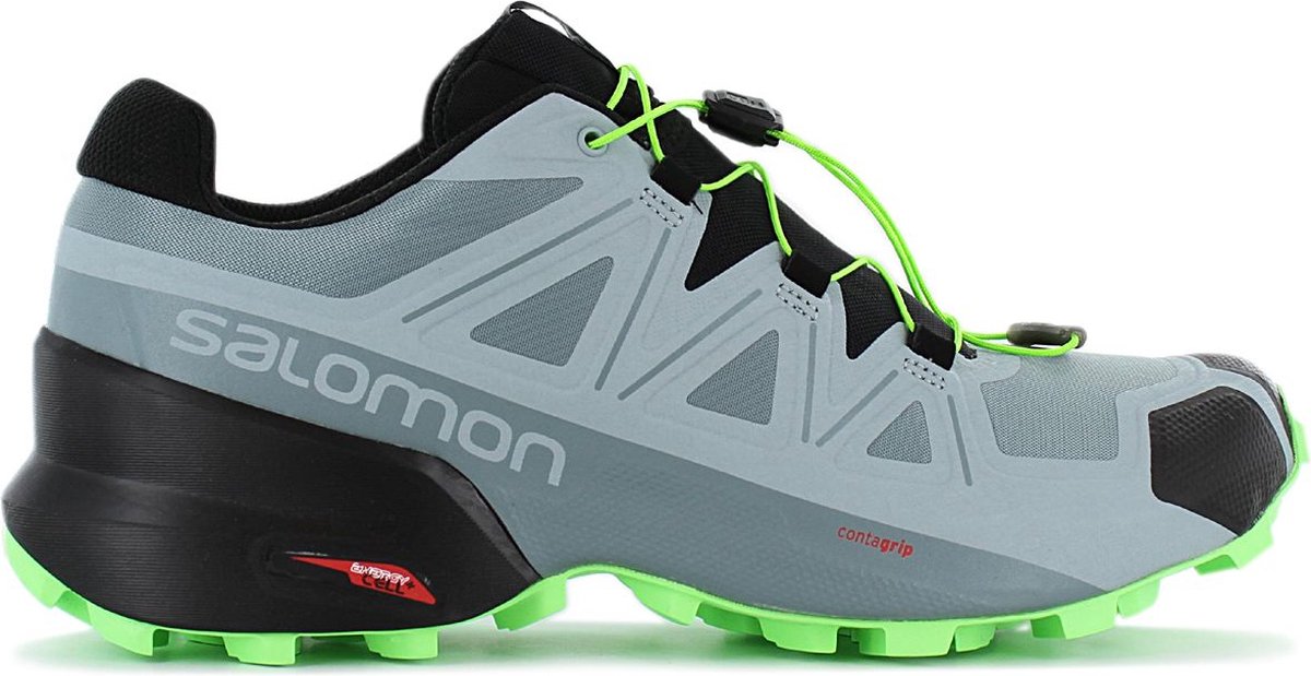 Salomon Speedcross 5 - Heren Trail-Running Outdoor Schoenen Wandelschoenen Blauw-Zwart 414619 - Maat EU 41 1/3 UK 7.5