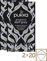 Pukka Thee - Gorgeous earl grey organic - Voordeelverpakking - 2 x 20 zakjes