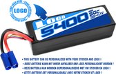 Private Label - Power Racing 50C - 5400Mah - 3S - 11,1V - EC-5 - Hard Case