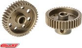 Team Corally - 64 DP Motortandwiel - Kort - Gehard staal - 40 Tanden - Motoras dia. 3.17mm