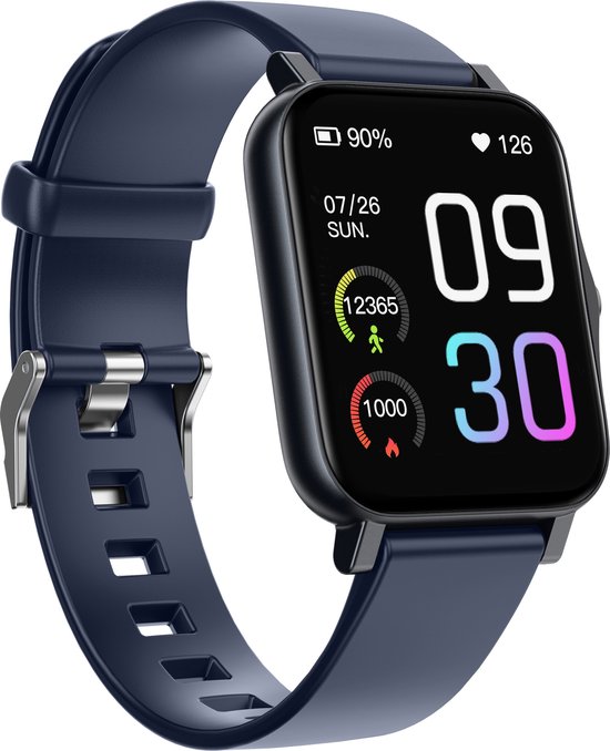 Teymour Activity tracker GTS2 met stappenteller en hartslagmeter -  Smartwatch Voor... | bol.com