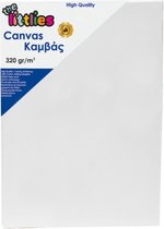 The Littlies Canvasdoek 320 G/m² 100 X 70 Cm Wit
