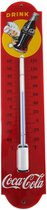 Drink Coca-Cola Emaille Thermometer - 30 x 7 cm