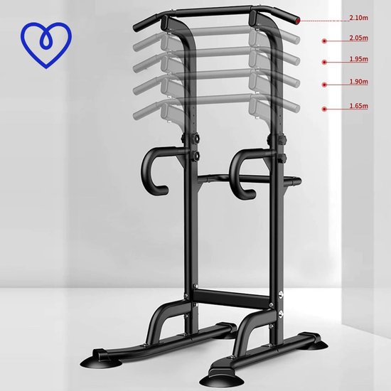 Bollie's Best® Pull up station Power tower inclusief Pull up en