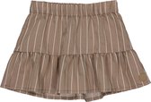 Levv meisjes rok Violet aop Green Khaki Stripe