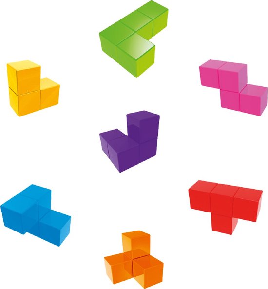 Thumbnail van een extra afbeelding van het spel Cubimag - Magnetische 3D Puzzel - 130+ Challanges