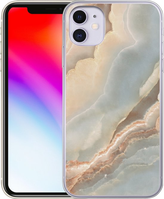 Coque iPhone 11 - Luxe - Minéraux - Pierres naturelles - Coque de téléphone en Siliconen