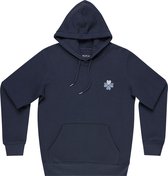 HOUSE OF HARTS ORGANISCH KATOENEN HOODIE DONKERGRIJS MET ICONISCH HARTEN LOGO ACHTEROP MAAT M