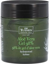 De Tuinen Aloe Vera Gel 98% 120ml - After sun gel - Vegan - Verzachtend en verkoelend - hydraterend - na een zonnebad of de sauna - ondersteunt het herstellend vermogen van de huid