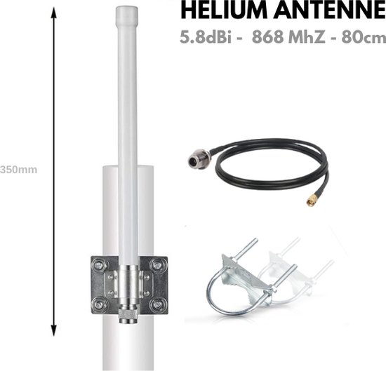 Antenne Hélium 5.8 dBi - Antenne Lora / Hélium - HNT - Plein air - 868 MHZ  - Antenne... | bol