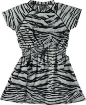 COPACABANA. Dress - White Tiger Print - 14/164
