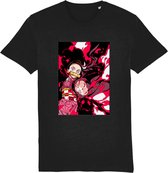 FanFix - Duurzaam - Fair Wear - Bio Katoen  - Anime Shirt - Demon Slayer  - Tanjiro - Nezuko - Inosuke - Sabito - Unisex