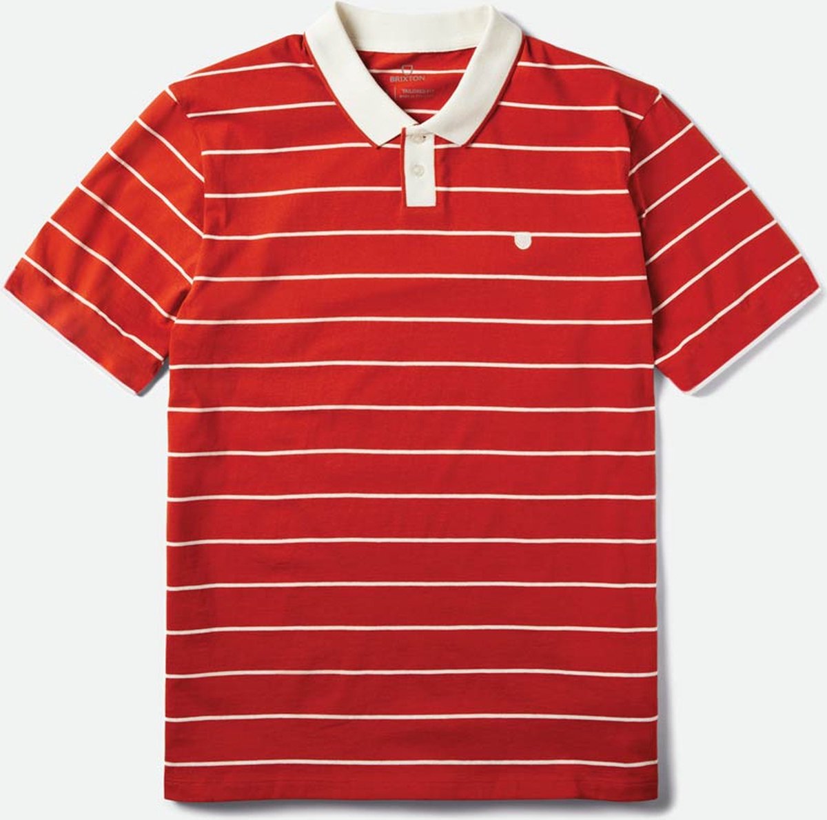 Brixton PROPER S/S POLO KNIT Heren T-shirt - Maat L