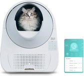 Catlink Cat Litter Box Scooper Pro Luxury - Zelfreinigende Kattenbak met Wi-Fi & APP bediening -  Kleur Wit