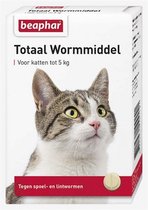 Beaphar Totaal Wormmiddel - Kat - 10 tabletten