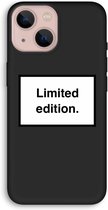 Case Company® - iPhone 13 hoesje - Limited edition - 100% Biologisch Afbreekbaar - Duurzaam - Biodegradable Soft Case - Milieuvriendelijke Print op Achterkant - Zwarte Zijkanten - Bescherming