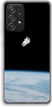 CaseCompany® - Galaxy A52 hoesje - Alone in Space - Soft Case / Cover - Bescherming aan alle Kanten - Zijkanten Transparant - Bescherming Over de Schermrand - Back Cover