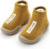 Antislip baby schoentjes - eerste loopschoentjes - maat 20,5 – 6-12 maanden - 13 cm - geel