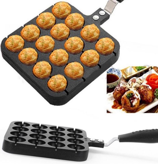 Takoyaki poêle 12 trous aluminium antiadhésif takoyaki poêle grill