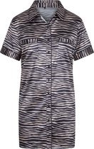 LingaDore Satijn Pyjama jurk - 7016PD - Zebra print - M