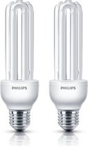 PHILIPS Economy MULTIPACK 2x Spaarlamp Stick - 23W E27 Daglicht 6500K | Vervangt 100W