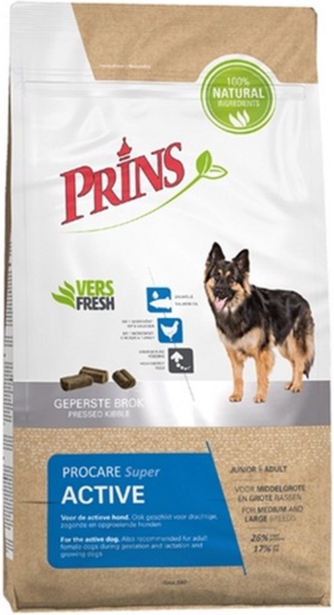Prins Procare Super Active  - Hondenvoer - 3 kg
