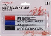 Whiteboard marker | Whiteboard stift | In de kleuren rood, blauw en zwart